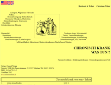 Tablet Screenshot of chronisch-krank-was-tun.de